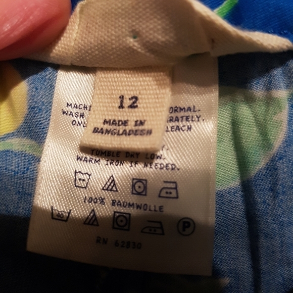 Lands' End girls size 12 flowered shorts - Picture 6 of 6